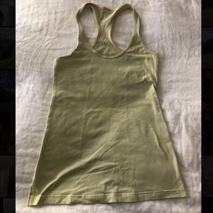 Lululemon green tank top